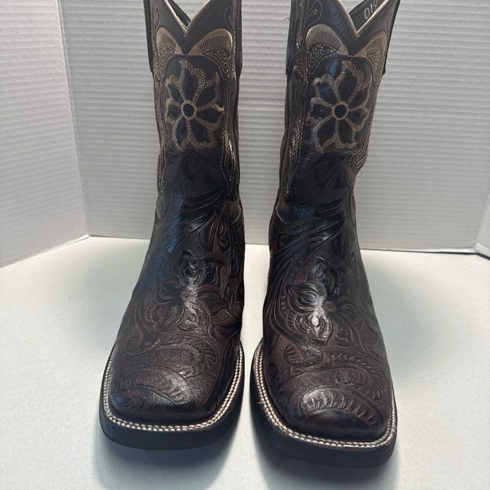 Joe Boots- Men's Brown Leather Size 8/ Mex 27 Cowboy BOOTS